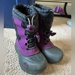 The North Face girls snow boots